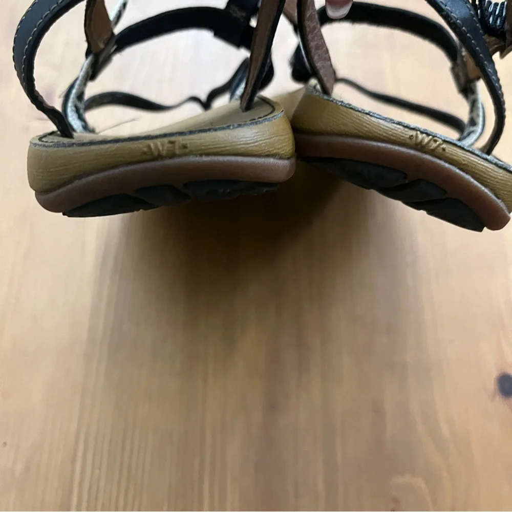 Chaco’s Women’s Loveland Dolman Black Leather Webbing Adjustable Sandal SZ 7 - Picture 9 of 12